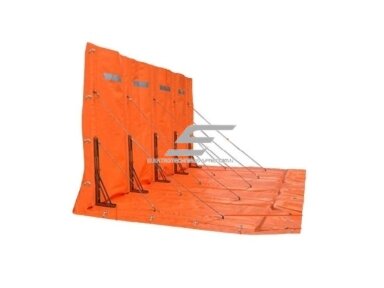 Apsauginė vandens užtvara | barjeras nuo potvynio | 2000x1800x1500mm | PVC | oranžinė Apsauginė vandens užtvara | barjeras nuo potvynio | 2000x1800x1500mm | PVC | oranžinė