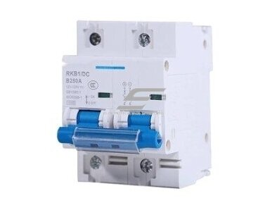 Modulinis apsauginis nuolatinės įtampos automatinis jungiklis saulės moduliams | 2P | 125A | 120VDC | DIN | E2P-DC120V-125A Modulinis apsauginis nuolatinės įtampos automatinis jungiklis saulės moduliams | 2P | 125A | 120VDC | DIN | E2P-DC120V-125A