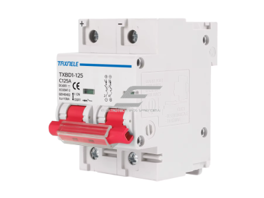 Modulinis apsauginis nuolatinės įtampos automatinis jungiklis saulės moduliams | 2P | 80A | 600VDC | 10kA | DIN | ES-TXBD1-080 Modulinis apsauginis nuolatinės įtampos automatinis jungiklis saulės moduliams | 2P | 80A | 600VDC | 10kA | DIN | ES-TXBD1-080