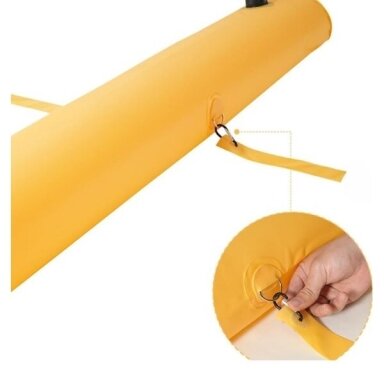 Protective water barrier | flood barrier | water-filled | 660x510x310mm | 0.6mm | PVC | yellow