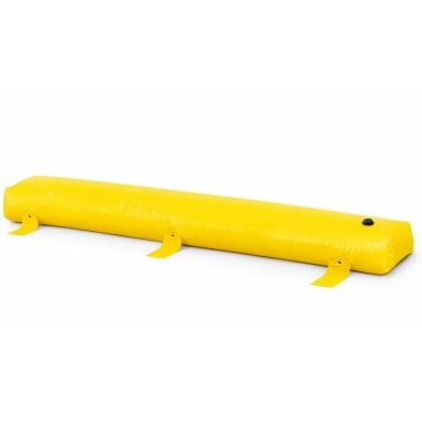 Protective water barrier | flood barrier | water-filled | 660x510x310mm | 0.6mm | PVC | yellow