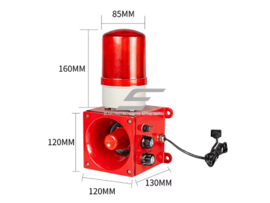 Pramoninis garsinis | šviesinis perspėjimo signalas | 30W | 230VAC | 130dB | IP65 2 Pramoninis garsinis | šviesinis perspėjimo signalas | 30W | 230VAC | 130dB | IP65 2