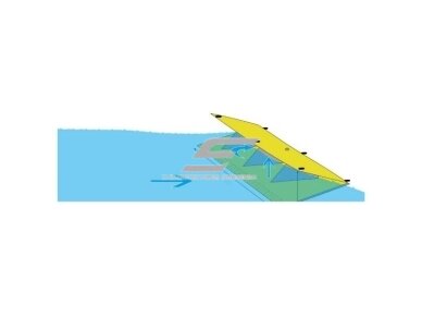 Apsauginė vandens užtvara | barjeras nuo potvynio | savaime pakylanti | 6000x600mm | PVC | geltona 1 Apsauginė vandens užtvara | barjeras nuo potvynio | savaime pakylanti | 6000x600mm | PVC | geltona 1
