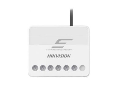 Išmanus | belaidis dvipusio ryšio relinis modulis | apsaugos kontrolė | valdymo sistema | 7-24VDC | Hikvision DS-PM1-O1L-WE AX PRO Išmanus | belaidis dvipusio ryšio relinis modulis | apsaugos kontrolė | valdymo sistema | 7-24VDC | Hikvision DS-PM1-O1L-WE AX PRO