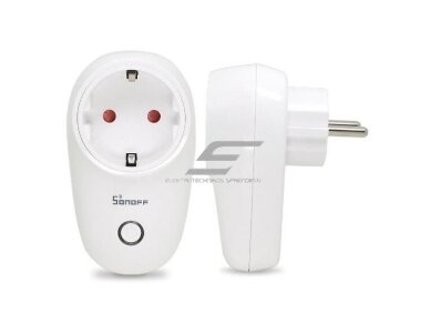 Išmani Wi-Fi rozetė | kištukinis lizdas | 1xSchuko | 2200W | 10A | 100-240V | su laikmačio funkcija | baltas | SONOFF | S26 Išmani Wi-Fi rozetė | kištukinis lizdas | 1xSchuko | 2200W | 10A | 100-240V | su laikmačio funkcija | baltas | SONOFF | S26