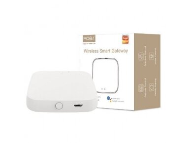 Išmani Bluetooth - Wi-Fi signalo stotelė | 5VDC | 65x65x14,5mm | BRIDGE | MESH | Smart Life | TUYA | MOES 4