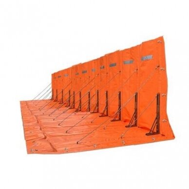Kaitsev veetõke | üleujutuse kaitsebarjäär | 2000x1800x1500mm | PVC | oranž 1 Kaitsev veetõke | üleujutuse kaitsebarjäär | 2000x1800x1500mm | PVC | oranž 1