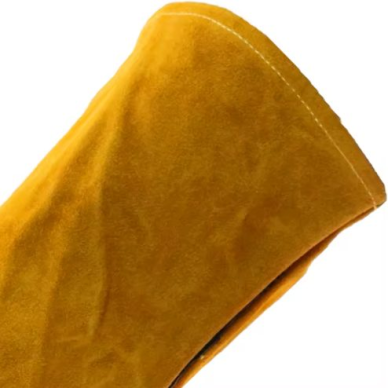 Protective welding gloves | leather | 14″ (35–45 cm) | brown color | heat resistant | protective cuff | non-slip 2 Protective welding gloves | leather | 14″ (35–45 cm) | brown color | heat resistant | protective cuff | non-slip 2