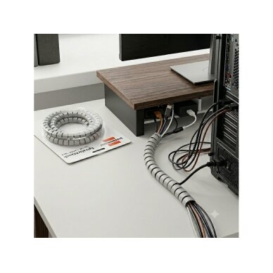 Protective flexible spiral cable wrap for wires and cables | Ø20 mm | 2.5 m | Brennenstuhl Spiralschlauch | 1164360 | 4007123562381 2 Protective flexible spiral cable wrap for wires and cables | Ø20 mm | 2.5 m | Brennenstuhl Spiralschlauch | 1164360 | 4007123562381 2