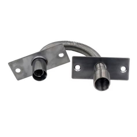 Cable protective spiral | for cable protection between door leaf and frame | stainless steel | Ø6.5 mm | L=131 mm | mounting diameter 15 mm 2 Cable protective spiral | for cable protection between door leaf and frame | stainless steel | Ø6.5 mm | L=131 mm | mounting diameter 15 mm 2