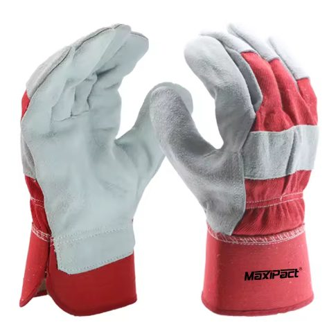 Protective work gloves | leather | 10.5” (26.7 cm) | resistant to abrasion and heat | extended protective cuff | universal use Protective work gloves | leather | 10.5” (26.7 cm) | resistant to abrasion and heat | extended protective cuff | universal use