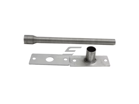 Kabelio apsauginė spiralė | laidų apsaugai tarp durų varčios ir staktos | nerūdijantis plienas | Ø6.5 mm | L=131 mm | montavimo diametras 11 mm 1 Kabelio apsauginė spiralė | laidų apsaugai tarp durų varčios ir staktos | nerūdijantis plienas | Ø6.5 mm | L=131 mm | montavimo diametras 11 mm 1