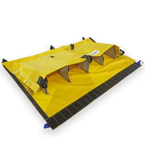 Protective water barrier | flood barrier | self-rising | 1000x1500x300 mm | 0.6 mm PVC | yellow