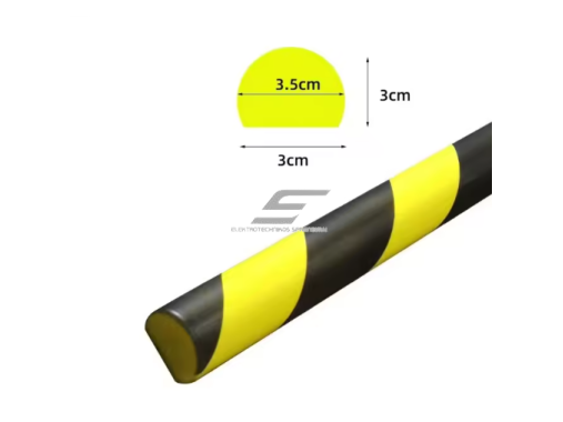 Apsauginė kampų juosta | D formos | 1 m | PU putos | smūgių apsauga | 100x3.2x3.2cm | geltonai–juoda | klijuojama prie paviršiaus | pramoninė sauga 1 Apsauginė kampų juosta | D formos | 1 m | PU putos | smūgių apsauga | 100x3.2x3.2cm | geltonai–juoda | klijuojama prie paviršiaus | pramoninė sauga 1