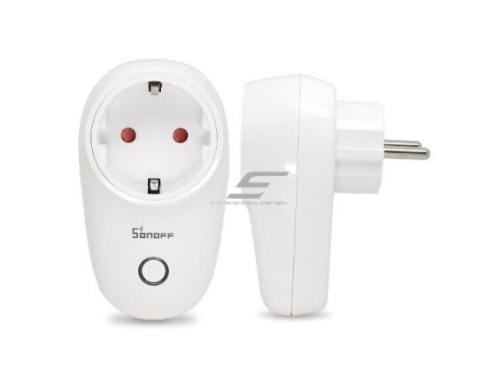 Išmani Wi-Fi rozetė | kištukinis lizdas | 1xSchuko | 2200W | 10A | 100-240V | su laikmačio funkcija | baltas | SONOFF | S26 Išmani Wi-Fi rozetė | kištukinis lizdas | 1xSchuko | 2200W | 10A | 100-240V | su laikmačio funkcija | baltas | SONOFF | S26