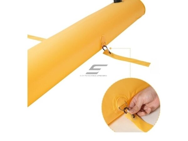 Apsauginė vandens užtvara | barjeras nuo potvynio | užpildoma vandeniu | 660x510x310mm | 0,6mm | PVC | geltona 1 Apsauginė vandens užtvara | barjeras nuo potvynio | užpildoma vandeniu | 660x510x310mm | 0,6mm | PVC | geltona 1