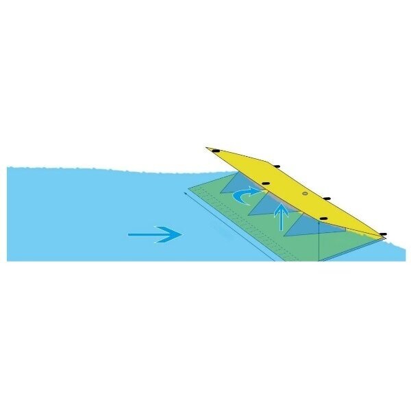 Veetõkke barjäär | üleujutuse barjäär | isetõusev | 9000x1200mm | PVC | kollane 1 Veetõkke barjäär | üleujutuse barjäär | isetõusev | 9000x1200mm | PVC | kollane 1