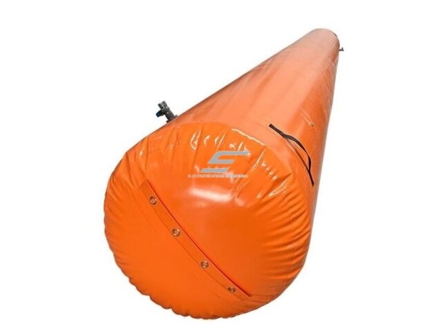 Apsauginė vandens užtvara | barjeras nuo potvynio | užpildoma vandeniu | 5000x600mm | 1,5mm | PVC | oranžinė