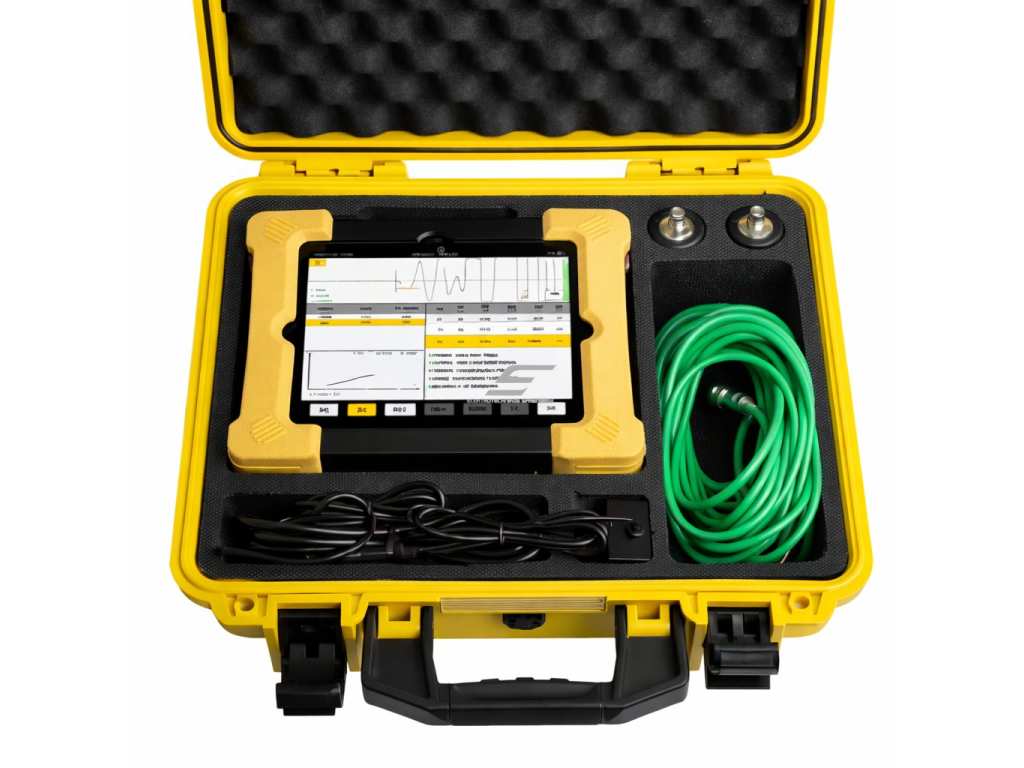 Ultragarsinis betono stiprumo testeris | betono kokybės vertinimui | profesionalus NDT analizatorius | 8" LCD ekranas | IP55 | 16GB 1