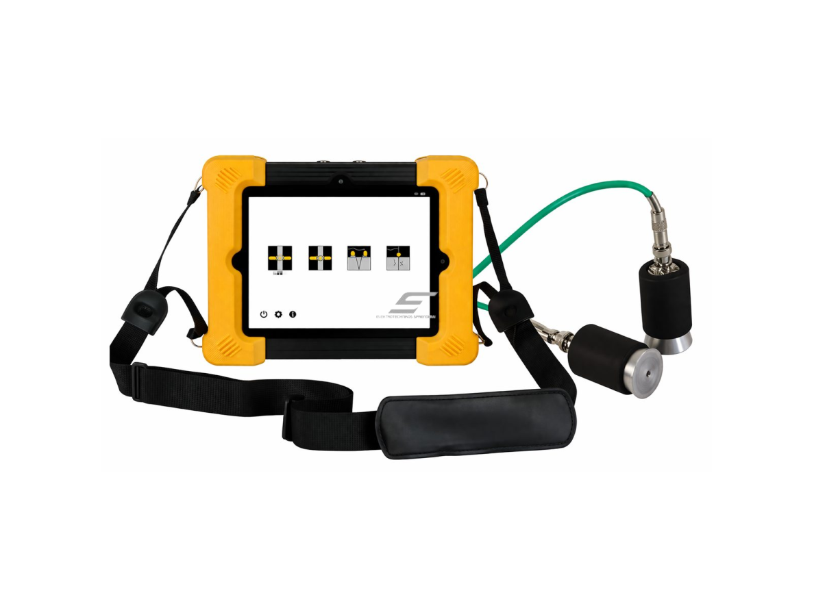 Ultragarsinis betono stiprumo testeris | betono kokybės vertinimui | profesionalus NDT analizatorius | 8" LCD ekranas | IP55 | 16GB