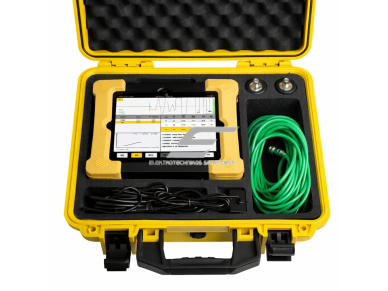 Ultragarsinis betono stiprumo testeris | betono kokybės vertinimui | profesionalus NDT analizatorius | 8" LCD ekranas | IP55 | 16GB 1