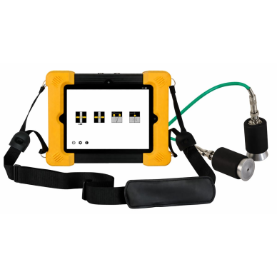 Ultrasonic concrete strength tester | for concrete quality evaluation | professional NDT analyzer | 8" LCD display | IP55 | 16GB