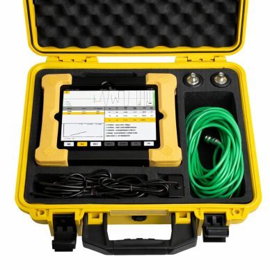 Ultrasonic concrete strength tester | for concrete quality evaluation | professional NDT analyzer | 8" LCD display | IP55 | 16GB 1