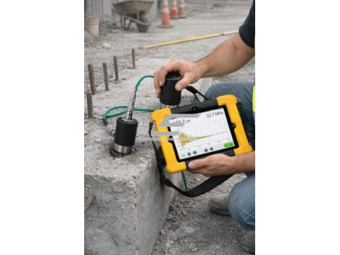 Ultragarsinis betono stiprumo testeris | betono kokybės vertinimui | profesionalus NDT analizatorius | 8" LCD ekranas | IP55 | 16GB 3 Ultragarsinis betono stiprumo testeris | betono kokybės vertinimui | profesionalus NDT analizatorius | 8" LCD ekranas | IP55 | 16GB 3
