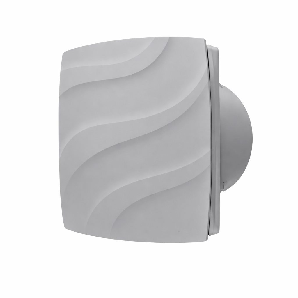 Axial exhaust fan | D120 | 220V | 181x130x69mm | plastic | grey color | IP24 Axial exhaust fan | D120 | 220V | 181x130x69mm | plastic | grey color | IP24