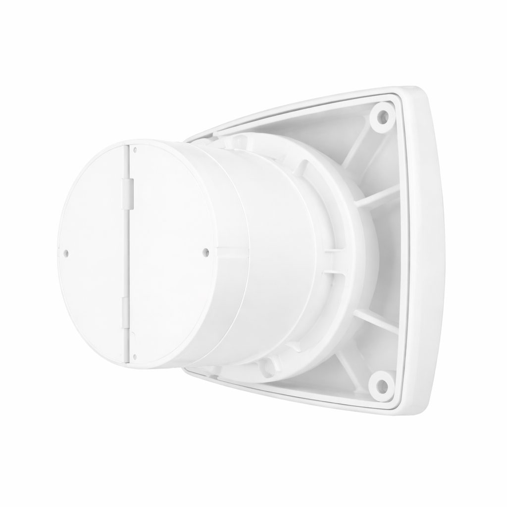 Wentylator osiowy wyciągowy z zaworem zwrotnym | D150 | 220V | 212x195x81mm | plastik | kolor biały | IPX4 1