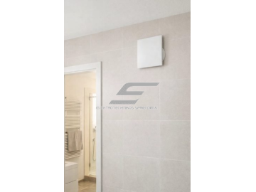 Dekoratyvinė ventiliatoriaus panelė | EON D100/125 | 179x179 mm | stiklas | smėlio spalvos 2
