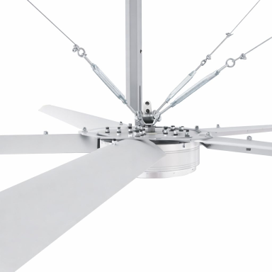 HVLS industrial ceiling fan | Ø2.5 m | PMSM motor | 0.28 kW | 230 V | 5 blades | ES-BM730-8 HVLS industrial ceiling fan | Ø2.5 m | PMSM motor | 0.28 kW | 230 V | 5 blades | ES-BM730-8