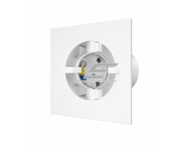 Ašinis ištraukiamasis ventiliatorius su atbuline sklende | D125 | 220V | 179x151x82mm | plastikas | baltos spalvos | IP45 2 Ašinis ištraukiamasis ventiliatorius su atbuline sklende | D125 | 220V | 179x151x82mm | plastikas | baltos spalvos | IP45 2