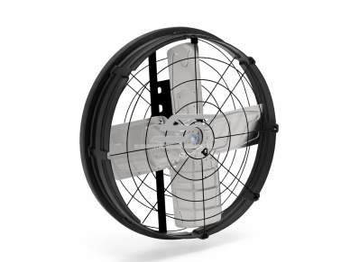 Pramoninis ašinis sieninis panelinis ventiliatorius | 38" | 27 000 m³/h | 300 W | 3F 380–480 V | 0–10 V valdymas | IP55 1