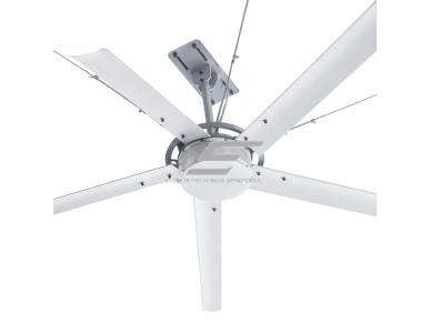 HVLS pramoninis lubinis ventiliatorius | Ø2,5 m | PMSM variklis | 0,28 kW | 230 V | 5 mentės | ES-BM730-8 HVLS pramoninis lubinis ventiliatorius | Ø2,5 m | PMSM variklis | 0,28 kW | 230 V | 5 mentės | ES-BM730-8