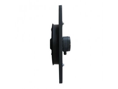 Ašinis sieninis ventiliatorius | paduodamo ir ištraukiamo oro srauto | D200 | 55 W | 890 m³/h | 230 V | 305x305 mm | su flanšu | metalas | juodas 2