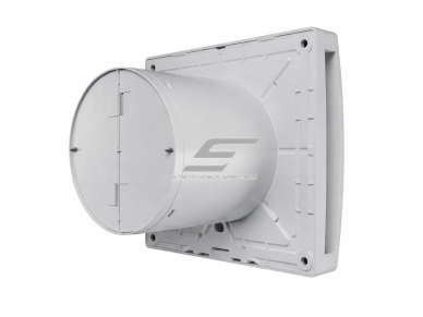 Ašinis ventiliatorius su apšvietimu ir atbuline sklende | D125 | 220V | 170x170x137mm | plastikas | matinės pilkos spalvos | IP24 2 Ašinis ventiliatorius su apšvietimu ir atbuline sklende | D125 | 220V | 170x170x137mm | plastikas | matinės pilkos spalvos | IP24 2