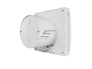 Ašinis ventiliatorius su apšvietimu ir atbuline sklende | D100 | 220V | 150x150x125mm | plastikas | baltos spalvos | IP24 2 Ašinis ventiliatorius su apšvietimu ir atbuline sklende | D100 | 220V | 150x150x125mm | plastikas | baltos spalvos | IP24 2