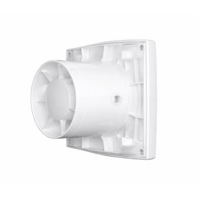 Axial exhaust fan with backdraft damper | D120 | 220V | 181x130x69 mm | plastic | white color | IP24 1 Axial exhaust fan with backdraft damper | D120 | 220V | 181x130x69 mm | plastic | white color | IP24 1