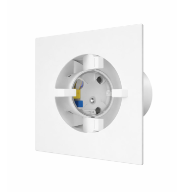 Axial exhaust fan with back-draught shutter (Turbo motor) | D125 | 220V | 179x151x82 mm | plastic | white color | IP45 2 Axial exhaust fan with back-draught shutter (Turbo motor) | D125 | 220V | 179x151x82 mm | plastic | white color | IP45 2