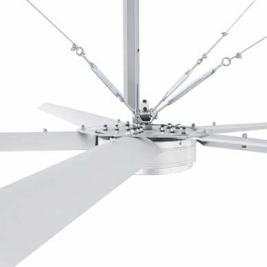 HVLS industrial ceiling fan | Ø2.5 m | PMSM motor | 0.28 kW | 230 V | 5 blades | ES-BM730-8 1 HVLS industrial ceiling fan | Ø2.5 m | PMSM motor | 0.28 kW | 230 V | 5 blades | ES-BM730-8 1