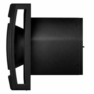 Aksiālais ventilators ar apgaismojumu un pretvārstu | D125 | 220V | 170×170×137 mm | plastmasa | matēti melna krāsa | IP24 1 Aksiālais ventilators ar apgaismojumu un pretvārstu | D125 | 220V | 170×170×137 mm | plastmasa | matēti melna krāsa | IP24 1