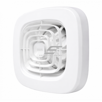 Aksiaalventilaator tagasilöögiklapiga | D125 | 220V | 175x175x93mm | plast | valge värv | IP24 Aksiaalventilaator tagasilöögiklapiga | D125 | 220V | 175x175x93mm | plast | valge värv | IP24