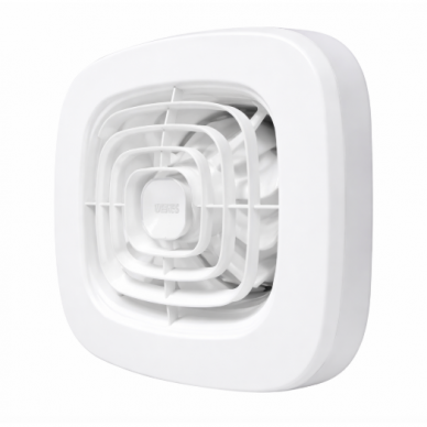 Wentylator osiowy z klapą zwrotną | D100 | 220V | 155x155x101mm | tworzywo sztuczne | kolor biały | IP24 Wentylator osiowy z klapą zwrotną | D100 | 220V | 155x155x101mm | tworzywo sztuczne | kolor biały | IP24