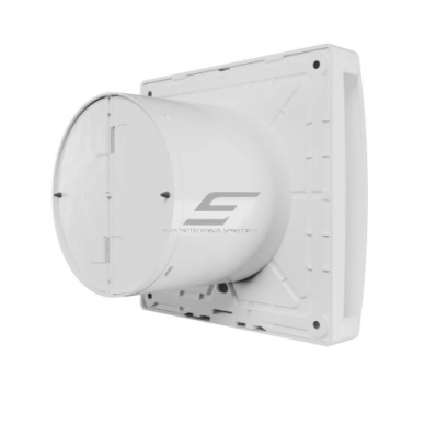 Aksiaalventilaator valgustuse ja tagasilöögiklapiga | D100 | 220V | 150×150×125 mm | plastmass | valge värv | IP24 2 Aksiaalventilaator valgustuse ja tagasilöögiklapiga | D100 | 220V | 150×150×125 mm | plastmass | valge värv | IP24 2
