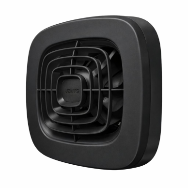Wentylator osiowy z klapą zwrotną | D100 | 220V | 155x155x101mm | tworzywo sztuczne | Matowy czarny kolor | IP24 Wentylator osiowy z klapą zwrotną | D100 | 220V | 155x155x101mm | tworzywo sztuczne | Matowy czarny kolor | IP24