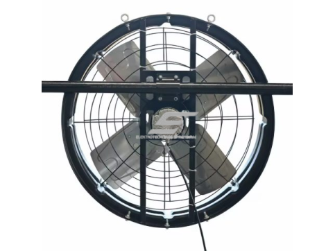 Pramoninis ašinis sieninis panelinis ventiliatorius | 38" | 27 000 m³/h | 300 W | 3F 380–480 V | 0–10 V valdymas | IP55 3