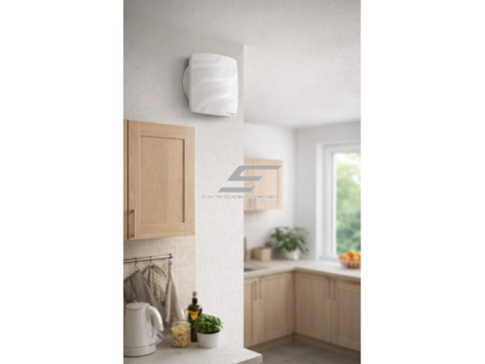 Ašinis ištraukiamasis ventiliatorius su atbuline sklende | D100 | 220V | 151x110x70mm | plastikas | baltos spalvos | IP24 2 Ašinis ištraukiamasis ventiliatorius su atbuline sklende | D100 | 220V | 151x110x70mm | plastikas | baltos spalvos | IP24 2