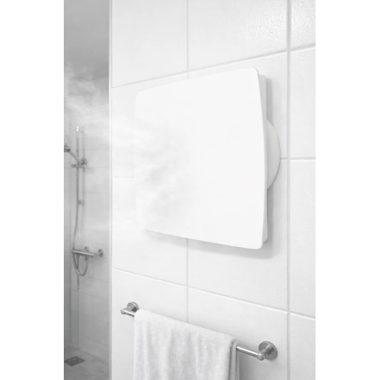 Osiowy wentylator wyciągowy z zaworem zwrotnym | D150 | 220 V | 211×195×81 mm | plastik | kolor biały | IPX4 2 Osiowy wentylator wyciągowy z zaworem zwrotnym | D150 | 220 V | 211×195×81 mm | plastik | kolor biały | IPX4 2