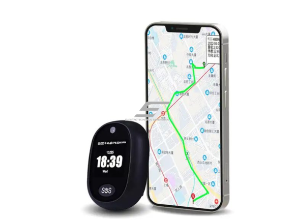 4G GPS SOS asmeninis pavojaus mygtukas | su vietos sekimu | juodas | Geo-Fence apsauga | realaus laiko sekimas | ABS plastikas 2